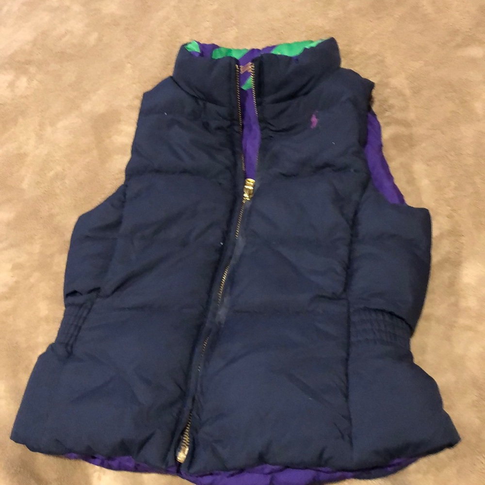 Purple and Navy reversible VEST